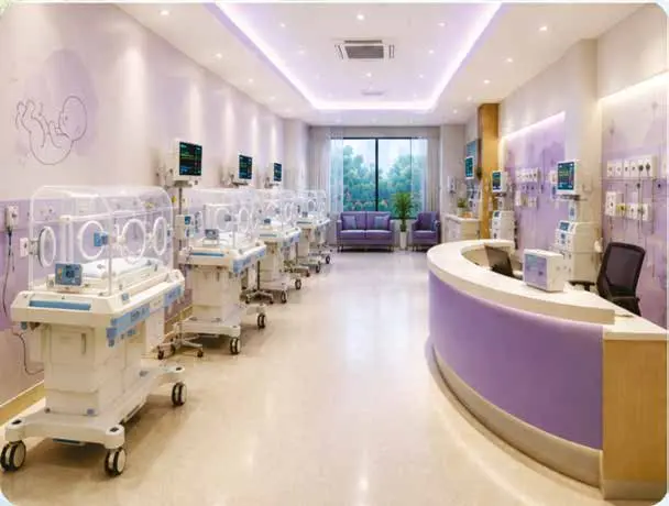 Proposed neonatal intensive-care room with incubators